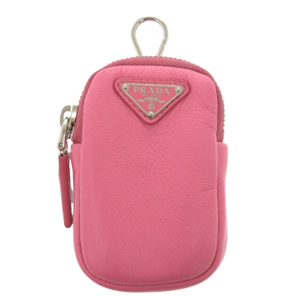 PRADA Pouch leather pink