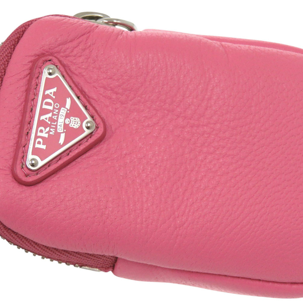 PRADA Pouch leather pink