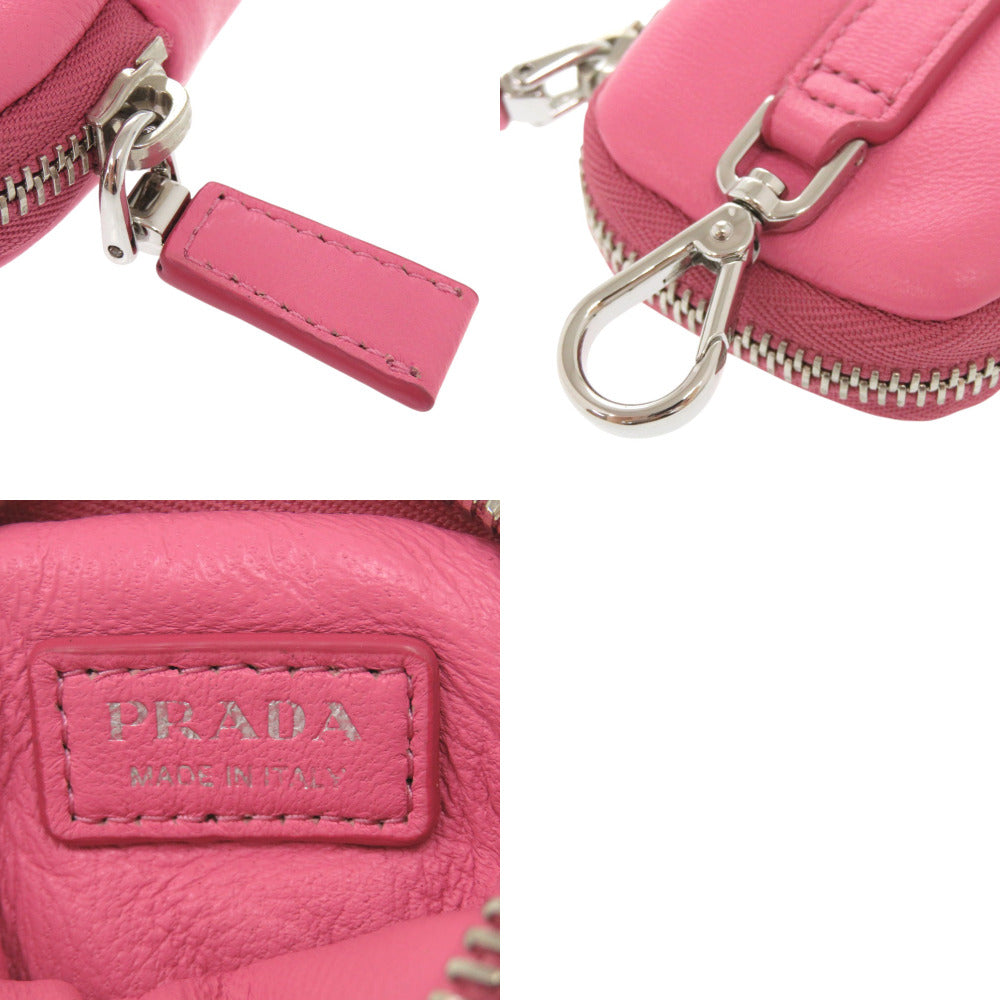 PRADA Pouch leather pink
