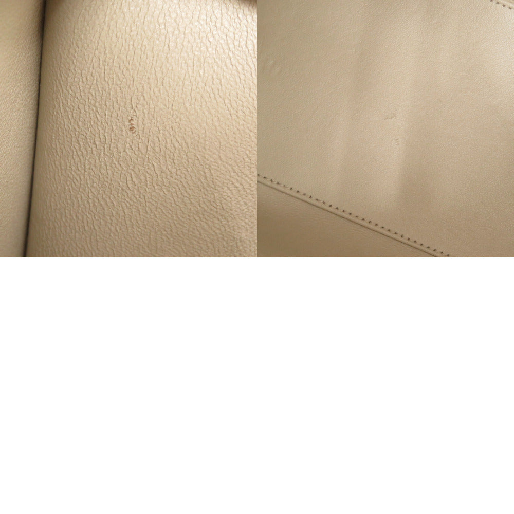 CELINE Handbag leather Ivory Luggage micro