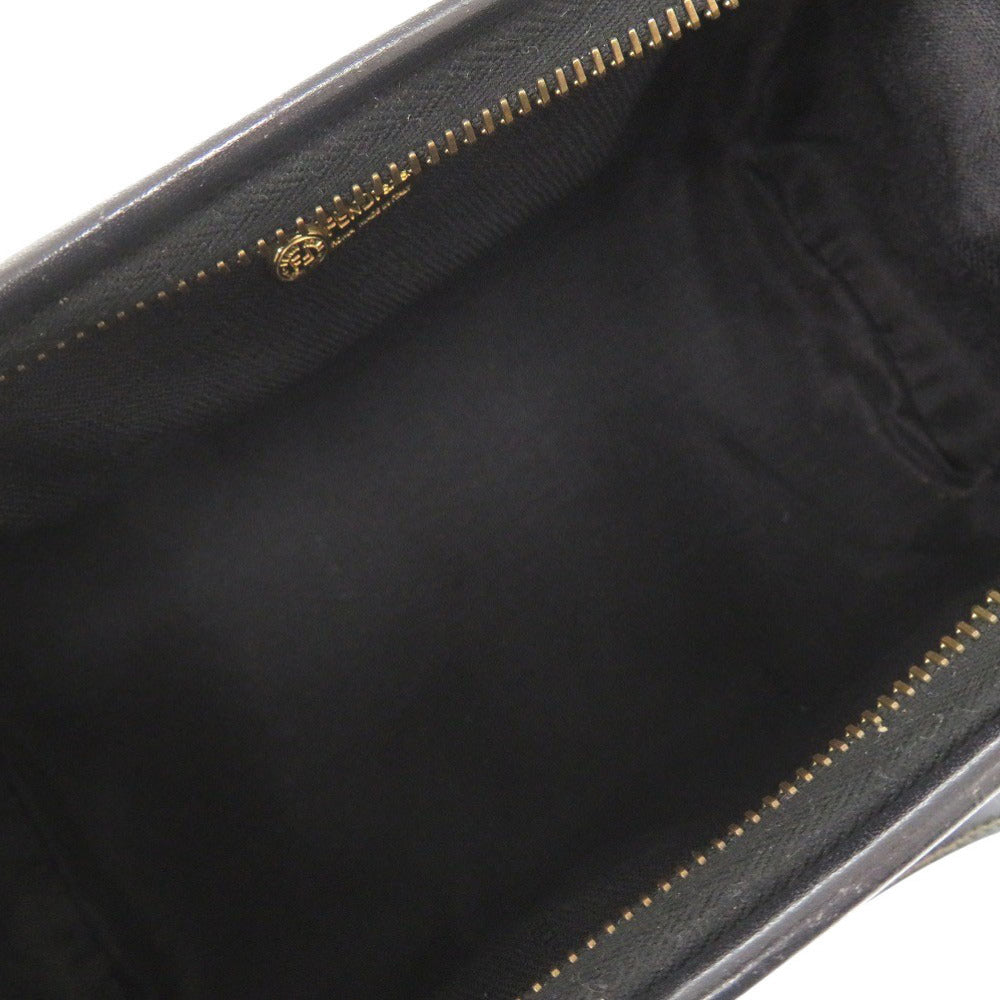 FENDI Handbag PVC, Leather Brown type Pecan