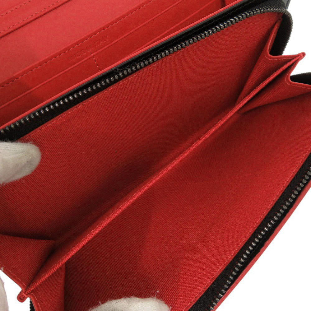 Christian Louboutin Long Wallet Purse leather black