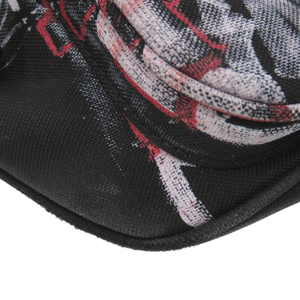 BALENCIAGA Waist bag 482389 polyester black Explorer Belt Pack DIY metal allover logo