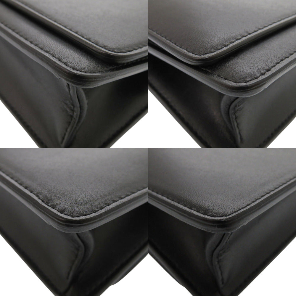 GIVENCHY Shoulder Bag leather black Star Animation