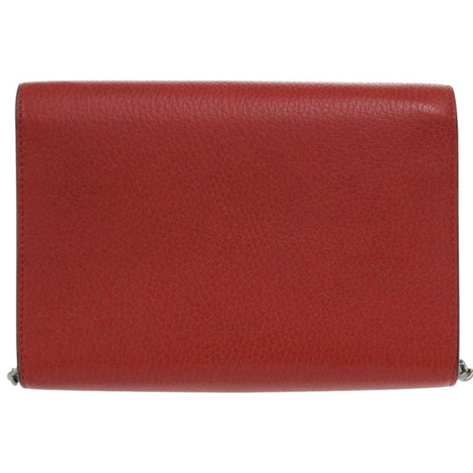 GUCCI Shoulder Bag 401231 leather Red