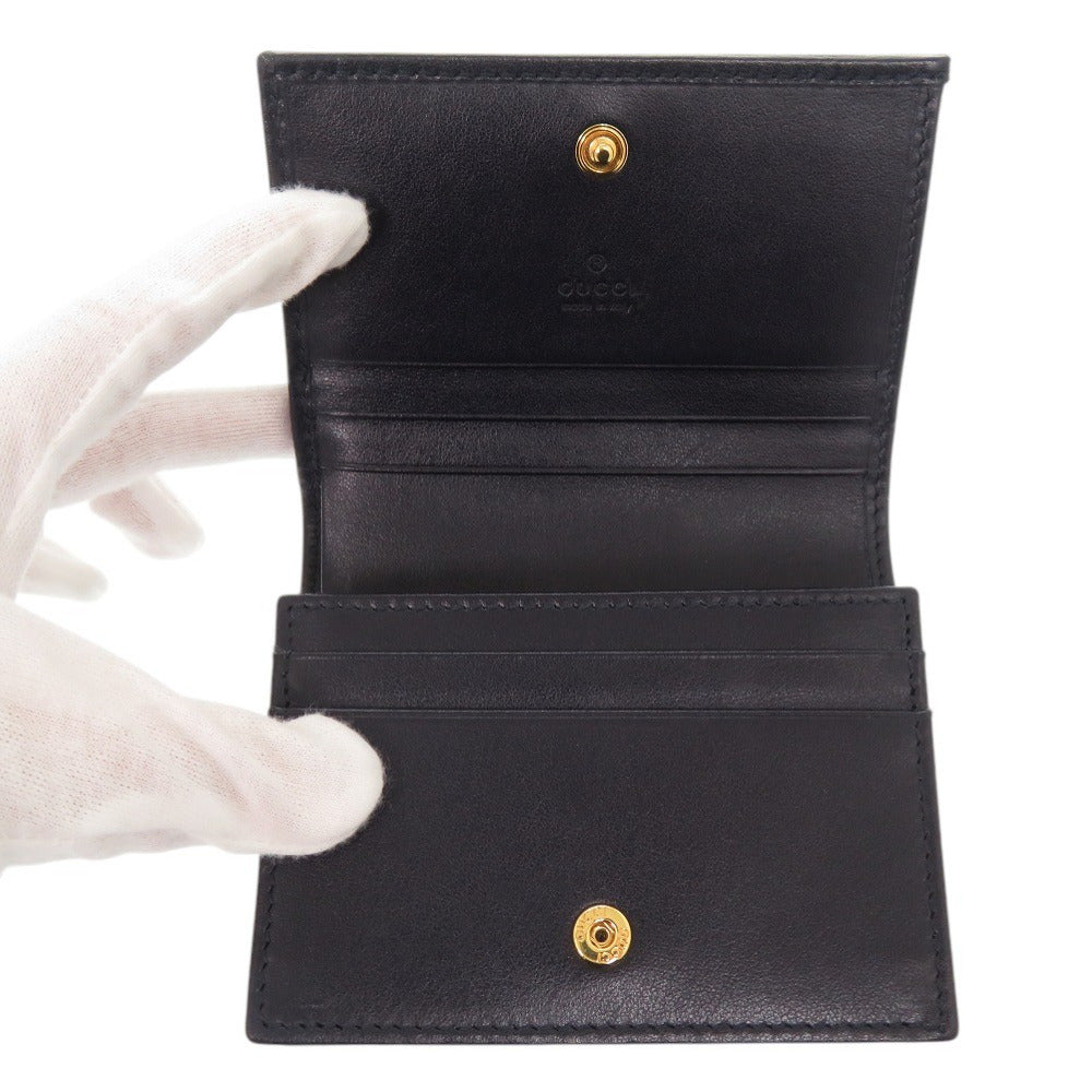 GUCCI Bifold Wallet 621887 Canvas, Leather beige Horsebit