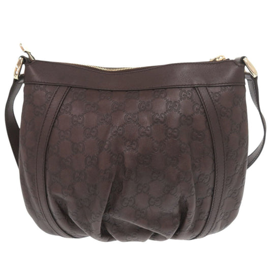 GUCCI Shoulder Bag 203257 leather Brown Abbey