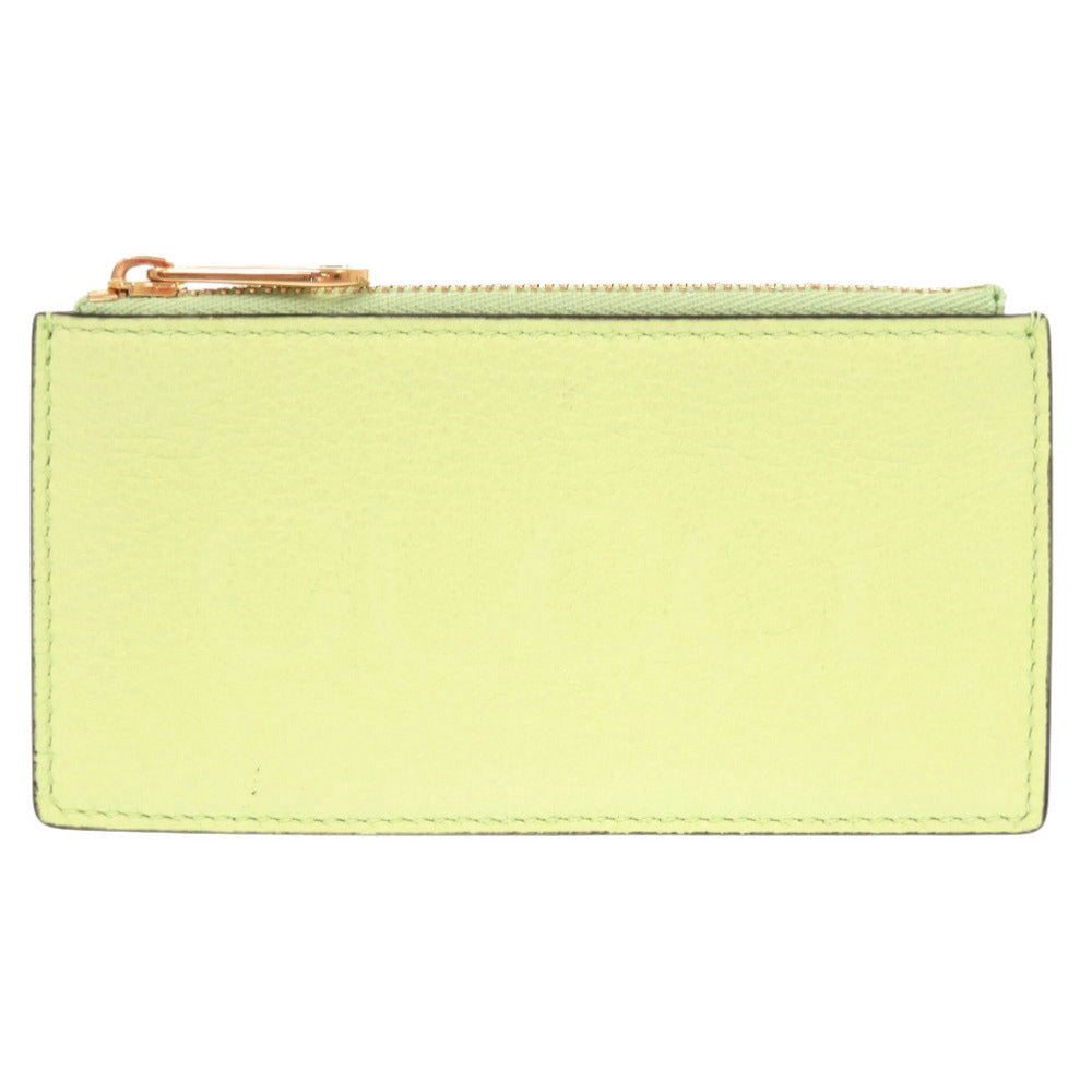 GUCCI Coin case 725550 leather green logo