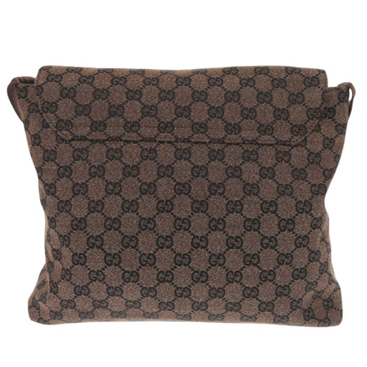 GUCCI Shoulder Bag 272351 GG canvas Dark brown GG canvas