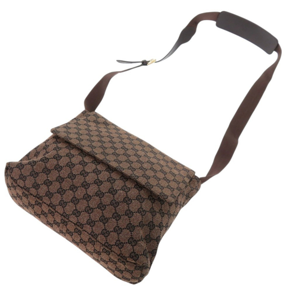 GUCCI Shoulder Bag 272351 GG canvas Dark brown GG canvas