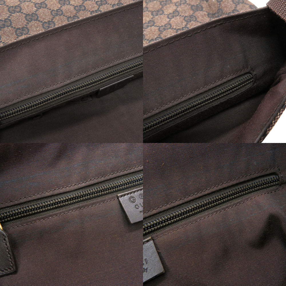 GUCCI Shoulder Bag 272351 GG canvas Dark brown GG canvas