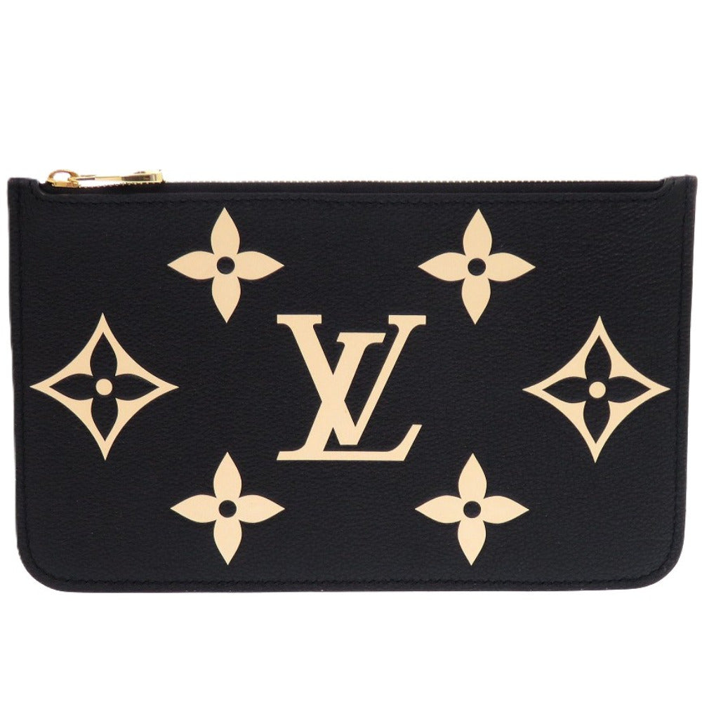 LOUIS VUITTON Pouch Monogram Ann Platt Noir Neverfull Pouch Emplant