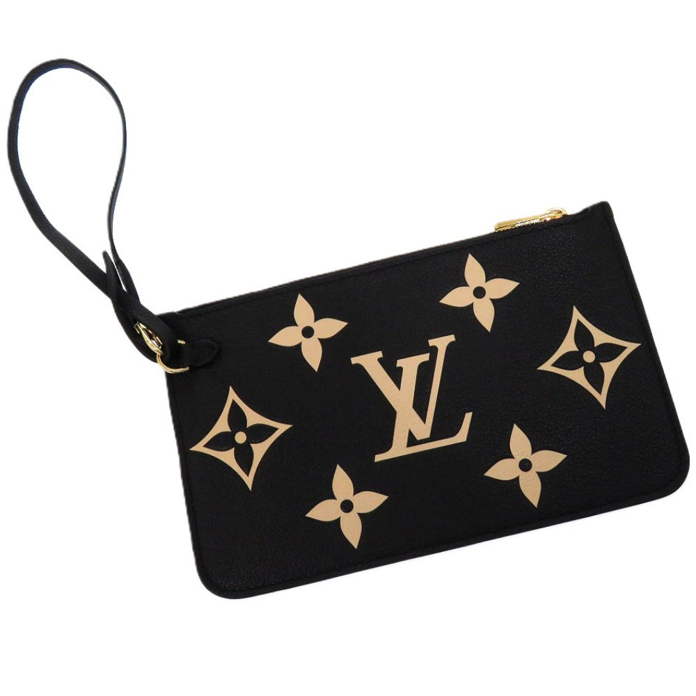 LOUIS VUITTON Pouch Monogram Ann Platt Noir Neverfull Pouch Emplant