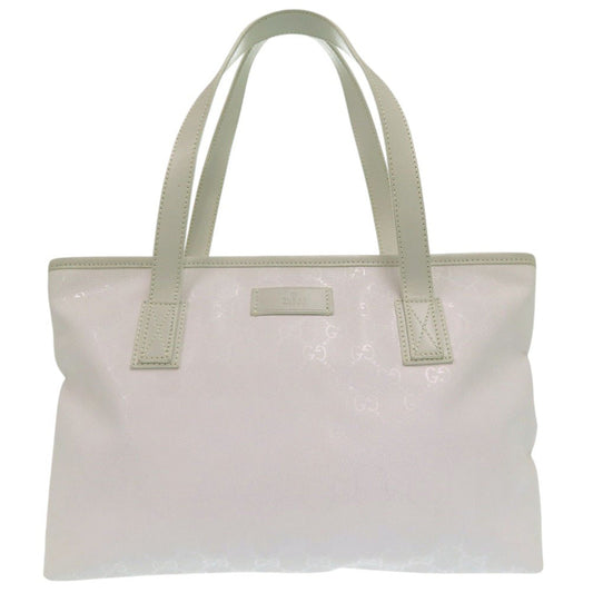GUCCI Tote Bag 211138 PVC white