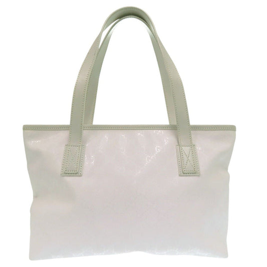 GUCCI Tote Bag 211138 PVC white