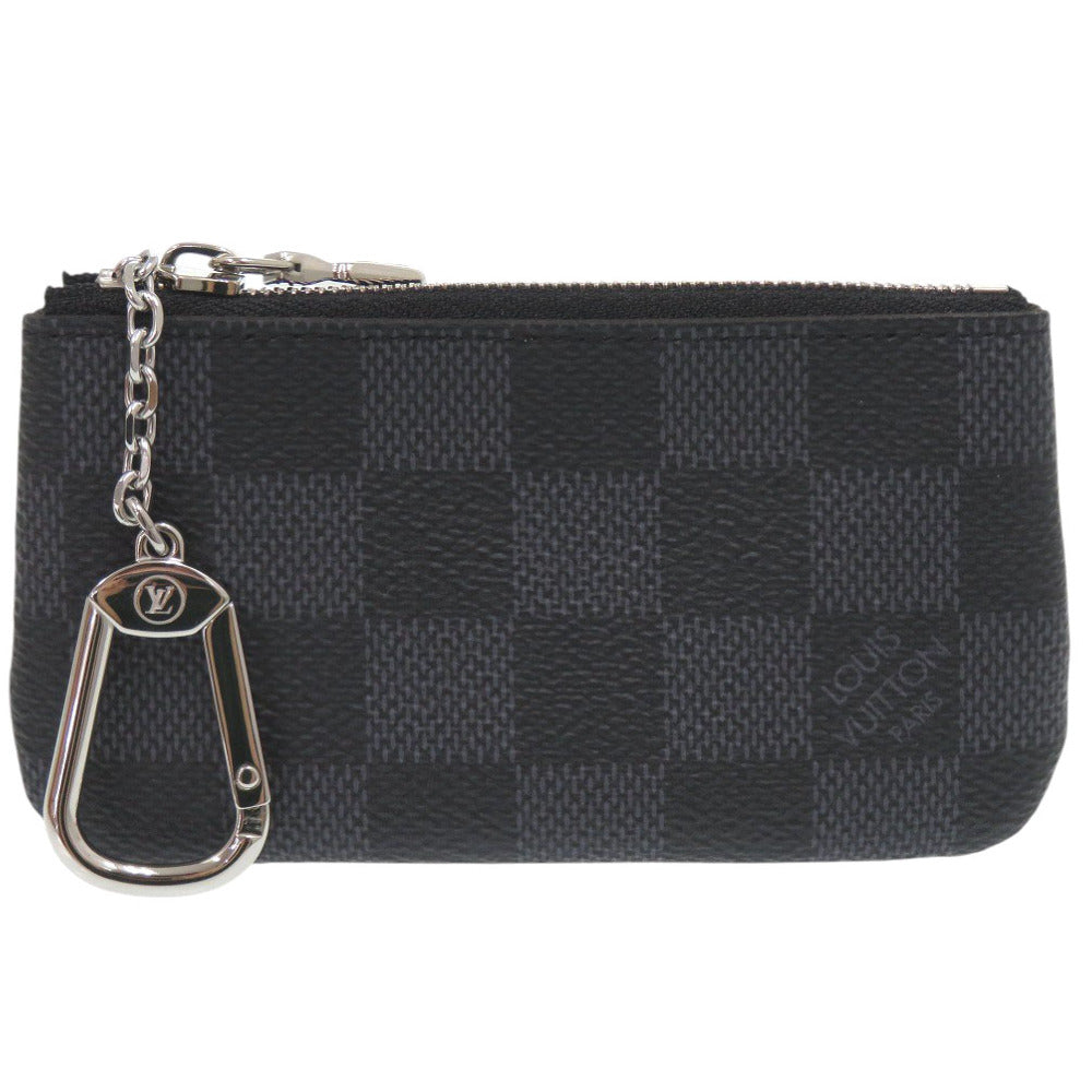 LOUIS VUITTON Coin case N60155 Damier Grafitto Canvas black Damier Graphite Pochette Cre