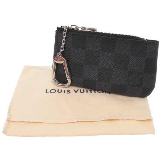 LOUIS VUITTON Coin case N60155 Damier Grafitto Canvas black Damier Graphite Pochette Cre