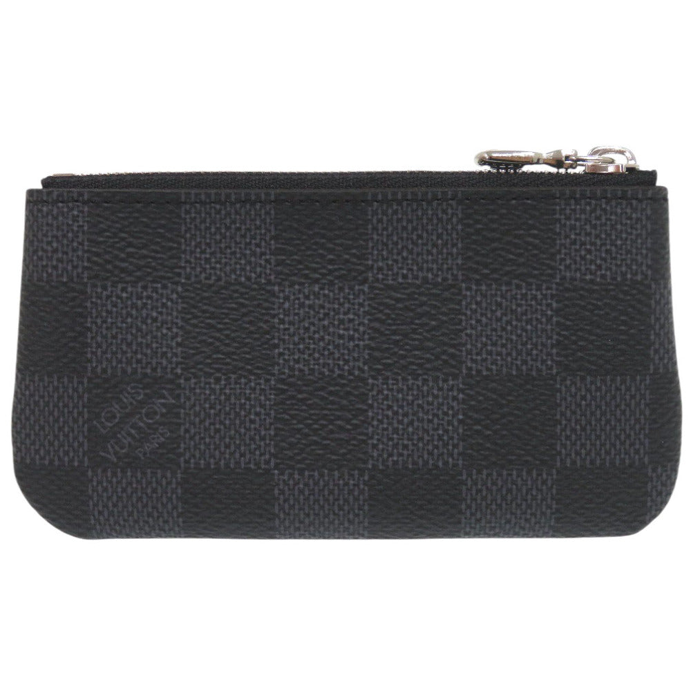 LOUIS VUITTON Coin case N60155 Damier Grafitto Canvas black Damier Graphite Pochette Cre