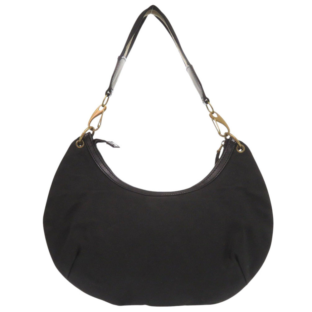 GUCCI Shoulder Bag 106663 Canvas, Leather black