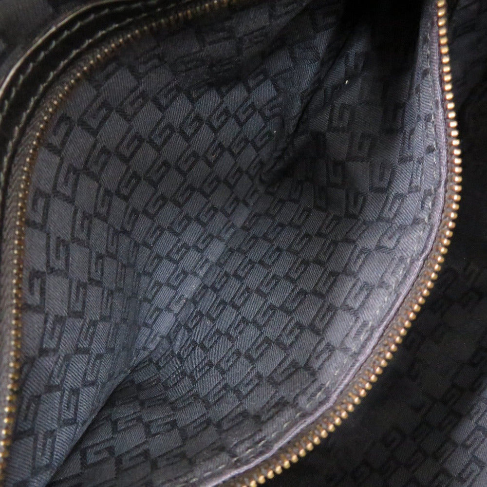 GUCCI Shoulder Bag 106663 Canvas, Leather black