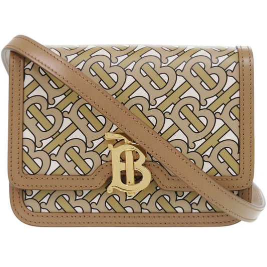 BURBERRY Shoulder Bag leather beige