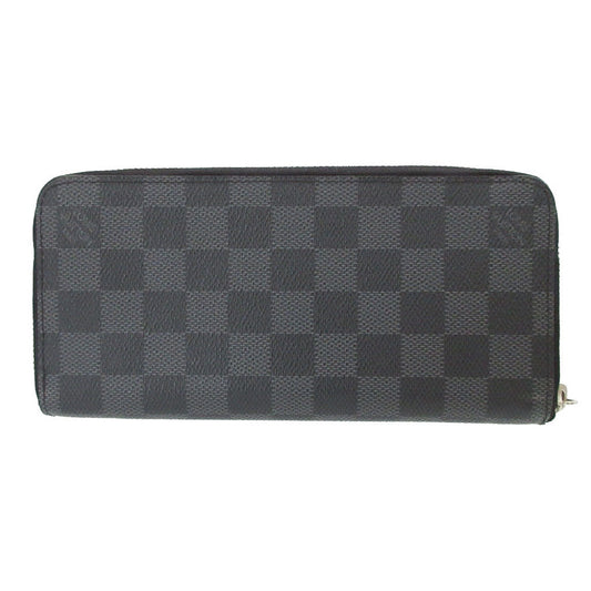 LOUIS VUITTON Long Wallet Purse N63095 Damier Grafitto Canvas gray Damier Graphite Zippy Wallet Vertical