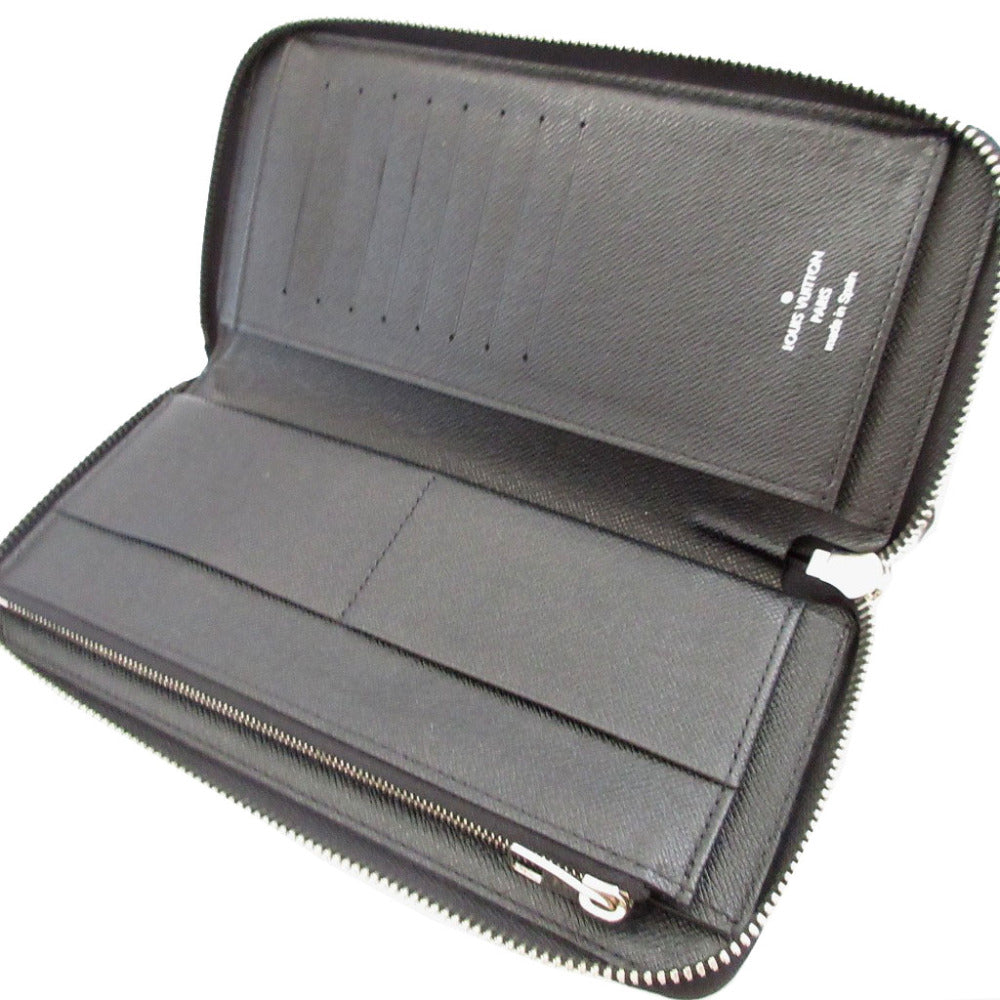 LOUIS VUITTON Long Wallet Purse N63095 Damier Grafitto Canvas gray Damier Graphite Zippy Wallet Vertical