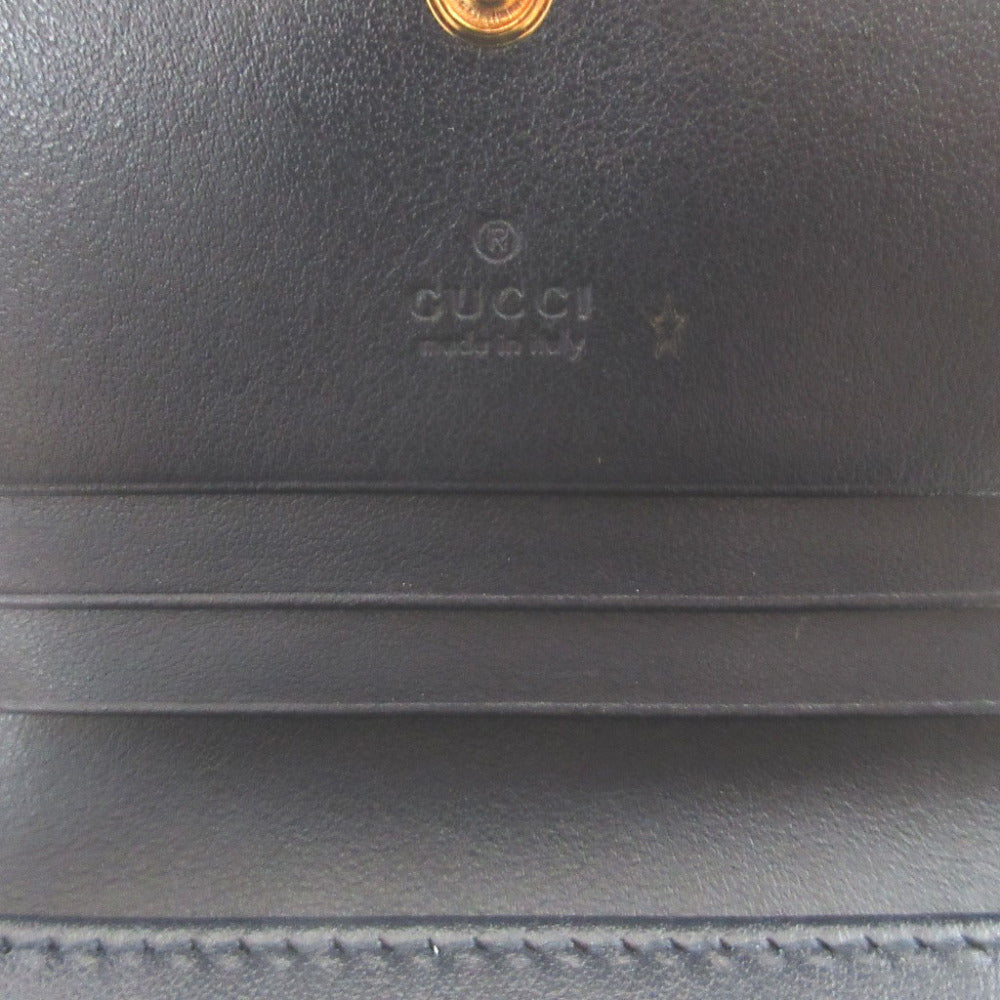 GUCCI Bifold Wallet 621887 Canvas, Leather beige Horsebit