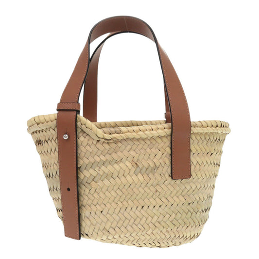 LOEWE Handbag A223S93X09 Raffia, Leather natural Studio Ghibli Collaboration Basket Bag - Makkuro Kurosuke