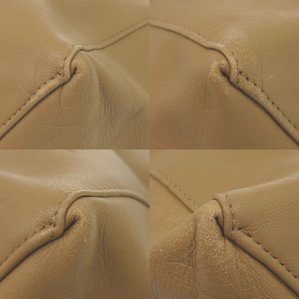 CELINE Tote Bag leather beige Horizontalkava