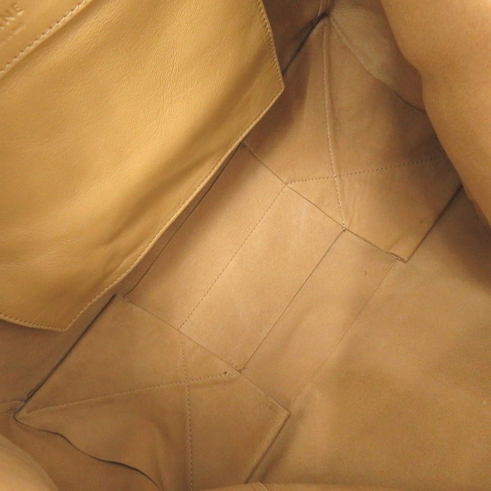 CELINE Tote Bag leather beige Horizontalkava