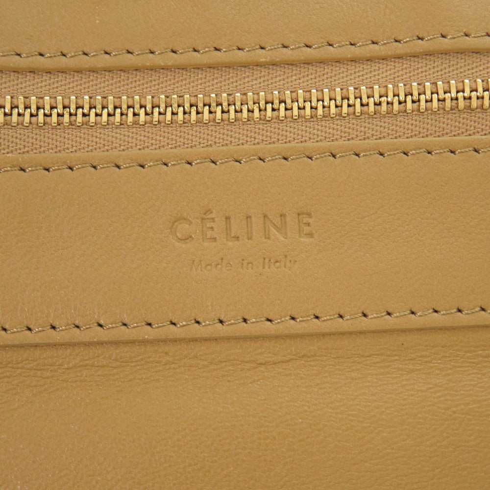 CELINE Tote Bag leather beige Horizontalkava