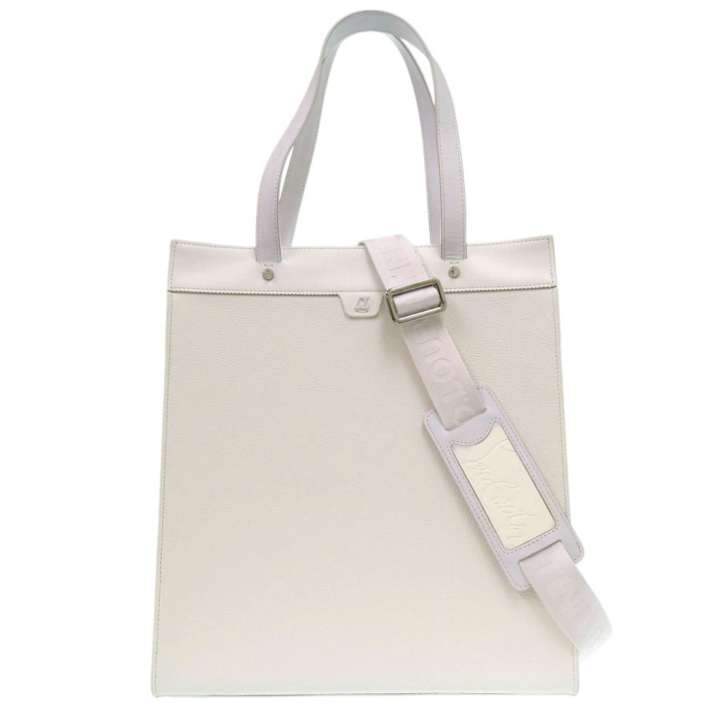 Christian Louboutin Tote Bag 1225141 Calfskin white RUISTOTE