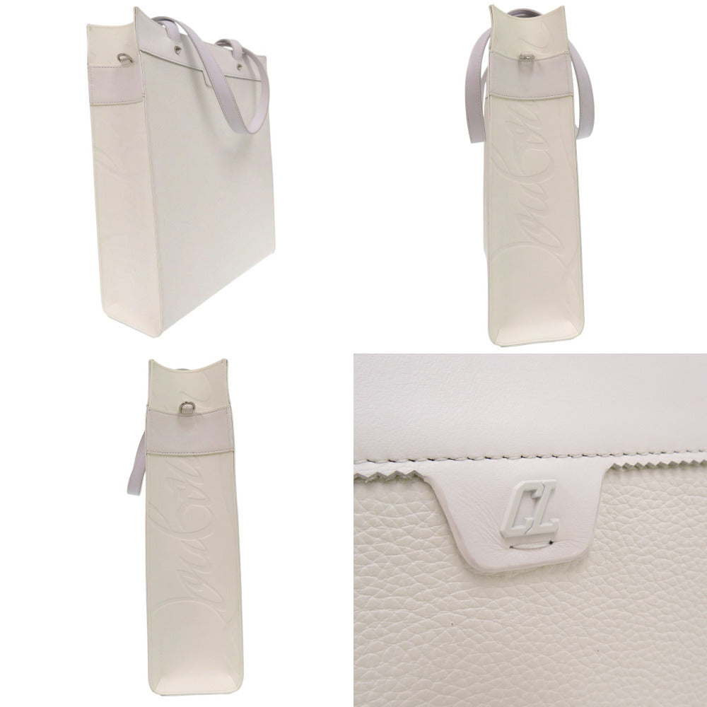 Christian Louboutin Tote Bag 1225141 Calfskin white RUISTOTE