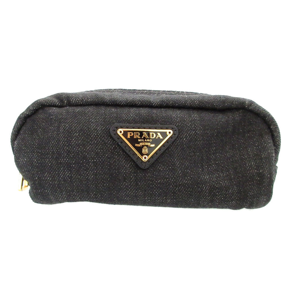 PRADA Pouch denim black