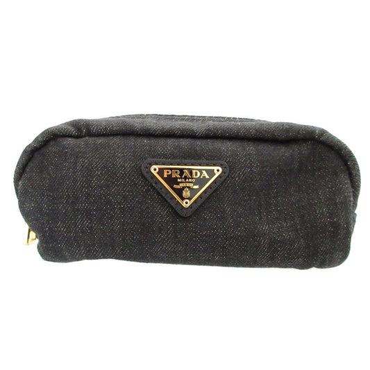 PRADA Pouch denim black