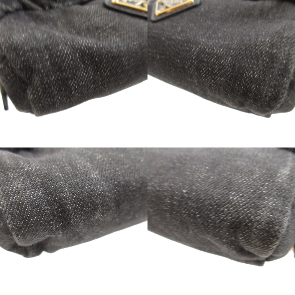 PRADA Pouch denim black