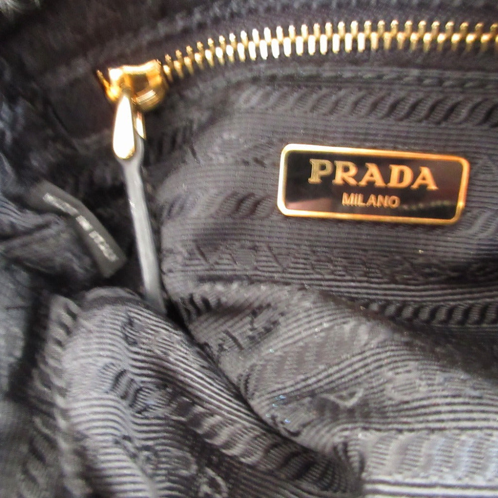 PRADA Pouch denim black