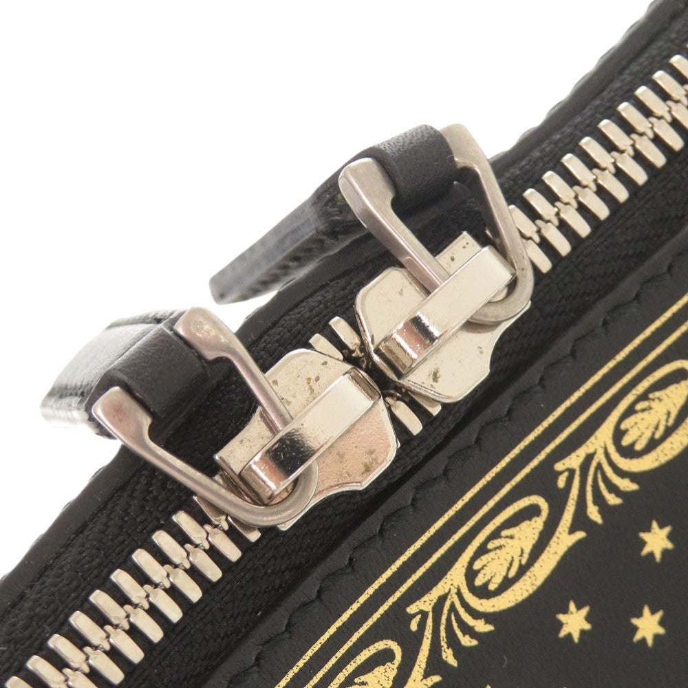 GUCCI Shoulder Bag 511189 leather black x SEGA GUCCY print