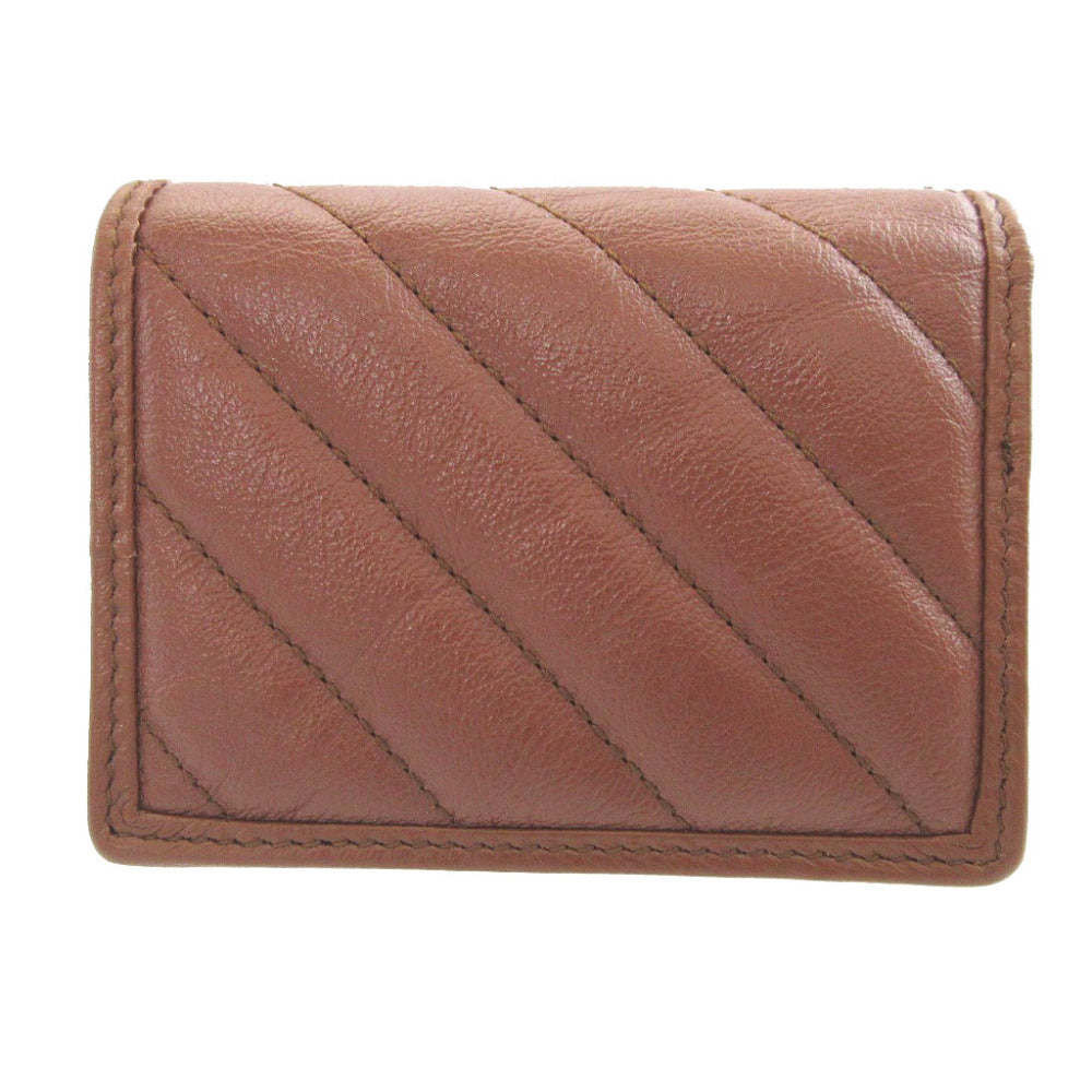 GUCCI Bifold Wallet 466492 leather Brown GG Marmont
