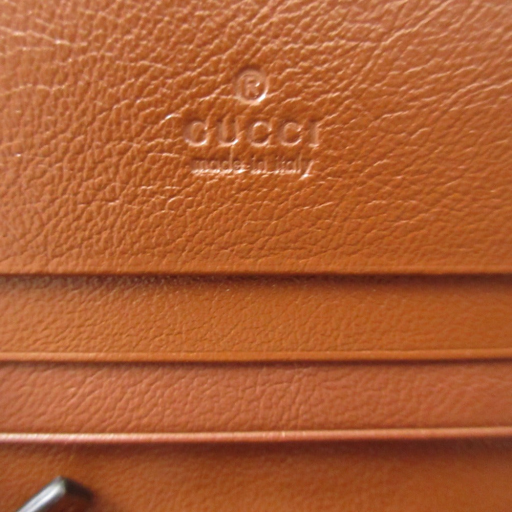 GUCCI Bifold Wallet 466492 leather Brown GG Marmont