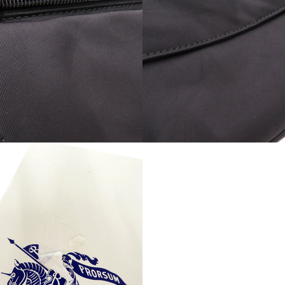 BURBERRY Waist bag Nylon black ML SHIELD BELT BAG