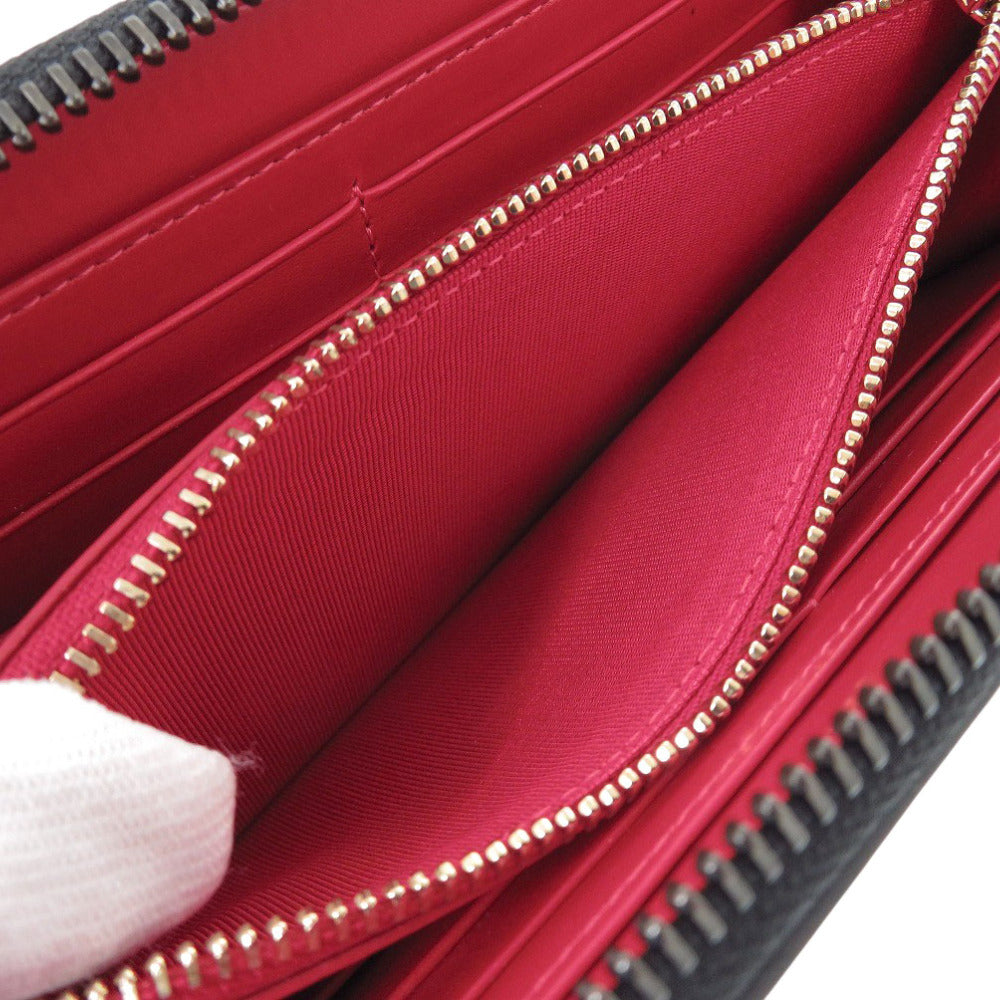 Christian Louboutin Long Wallet Purse PVC, Leather yellow Panettone