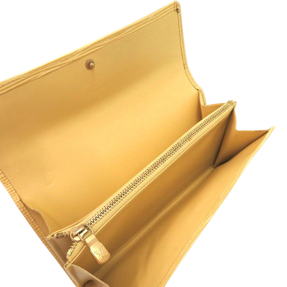 LOUIS VUITTON Long Wallet Purse M6357A Epi Leather Vanilla Epi Porto Monnet Credit