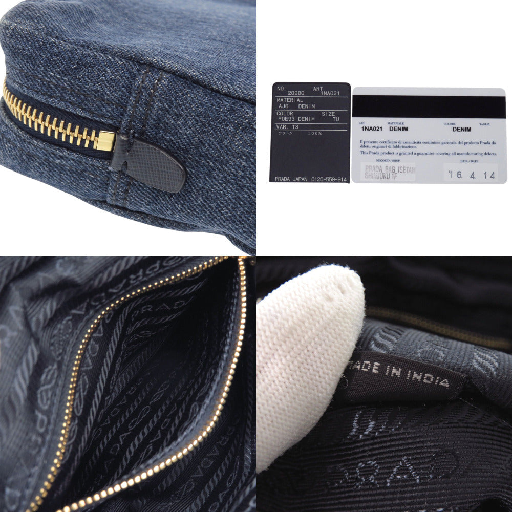 PRADA Pouch 1NA021 cotton blue