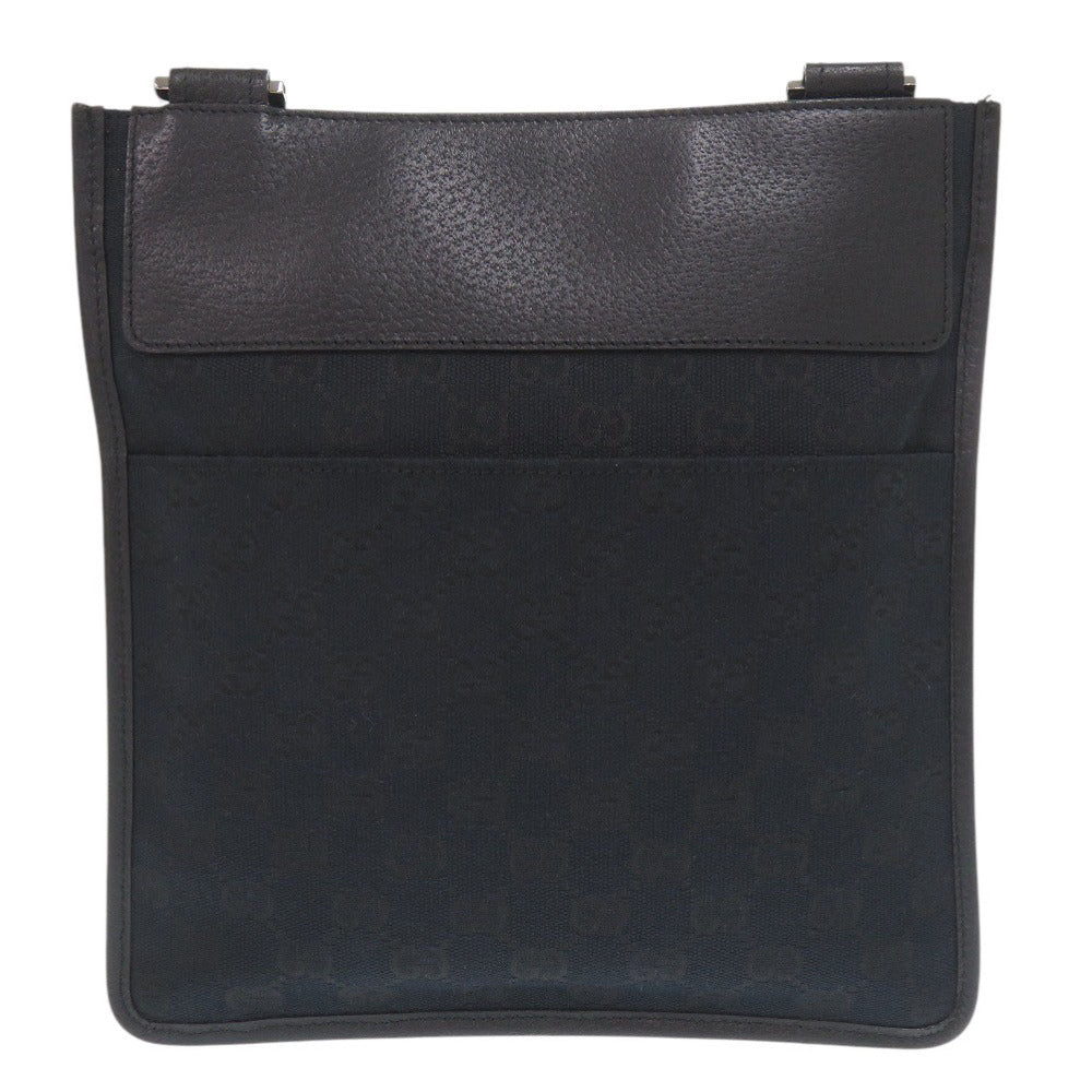 GUCCI Shoulder Bag 27639 GG canvas, leather black