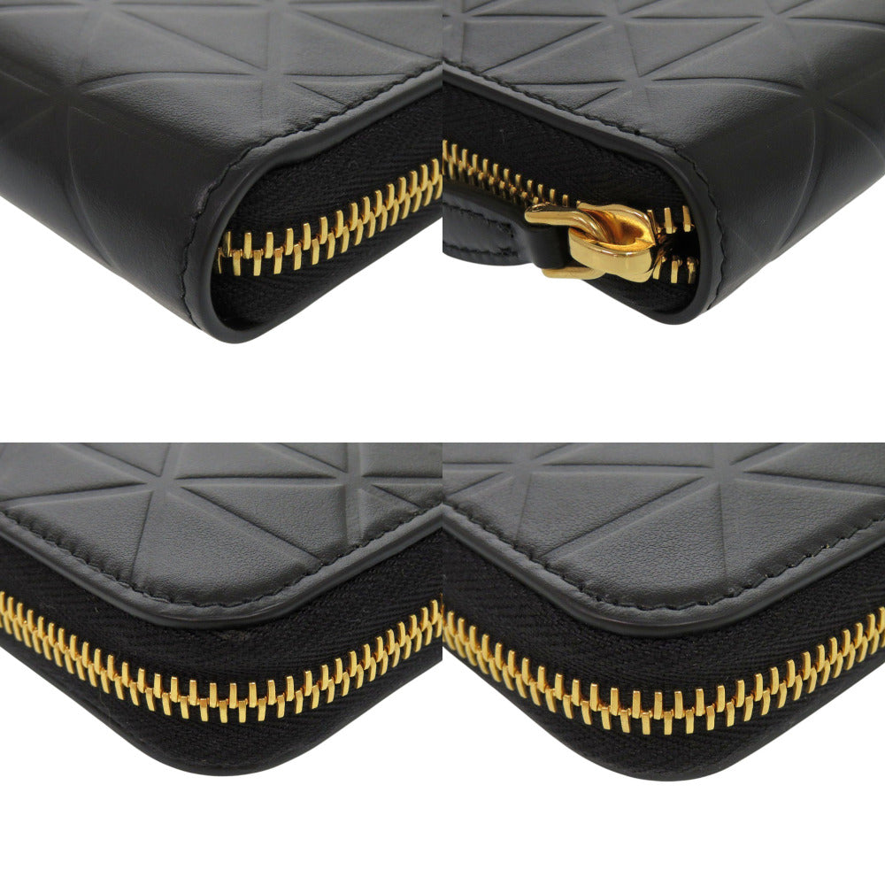 PRADA Long Wallet Purse IML506 leather black