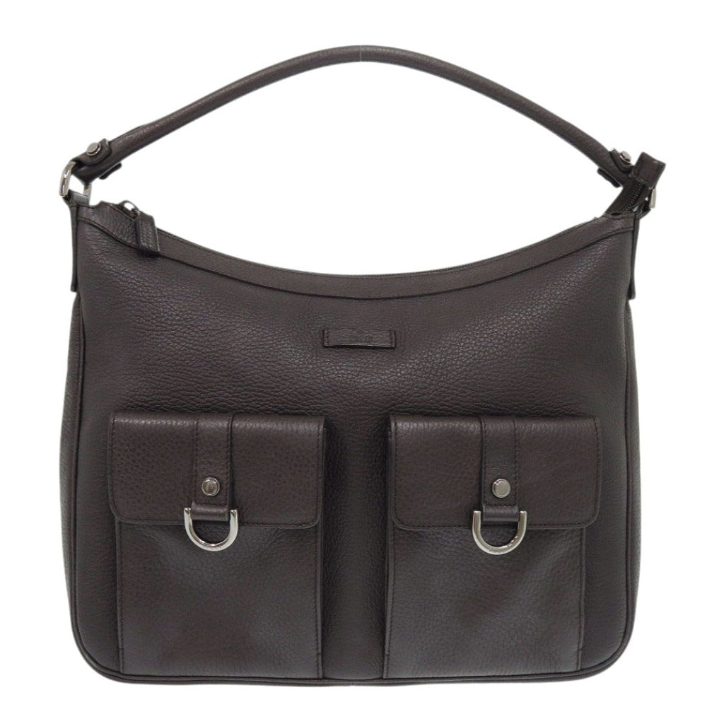 GUCCI Handbag 293581 leather Dark brown