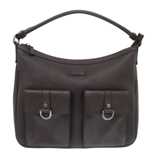 GUCCI Handbag 293581 leather Dark brown