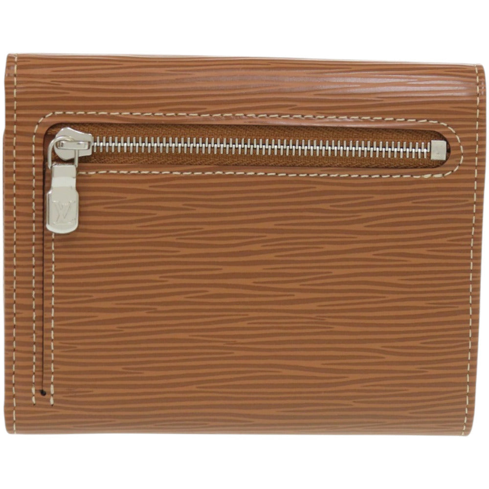 LOUIS VUITTON Long Wallet Purse M5801I Epi Leather Camel Epi Portefeuille Koala